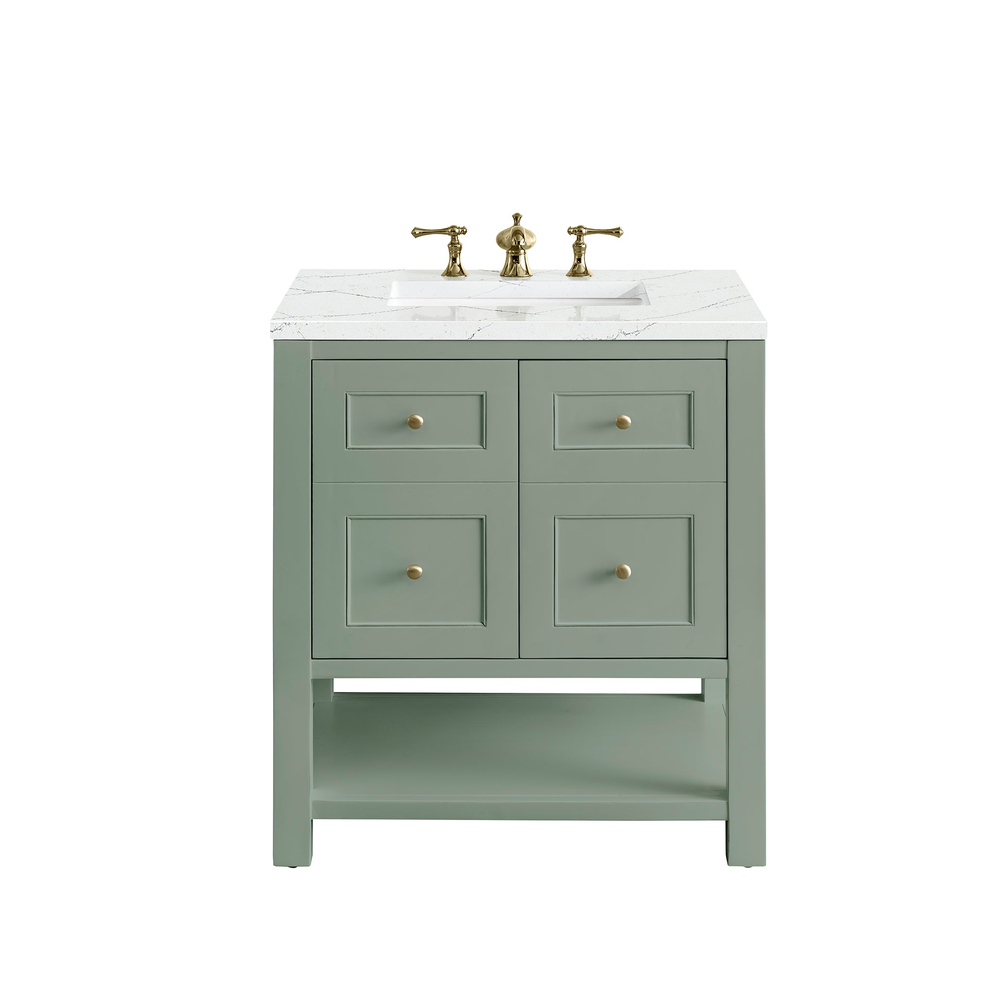 James Martin Vanities Breckenridge 30" Single Vanity - Smokey Celadon