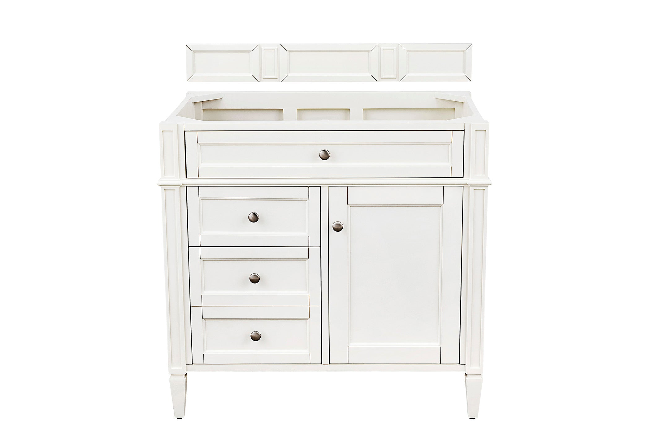 James Martin Vanities Brittany 36" Single Vanity - Bright White