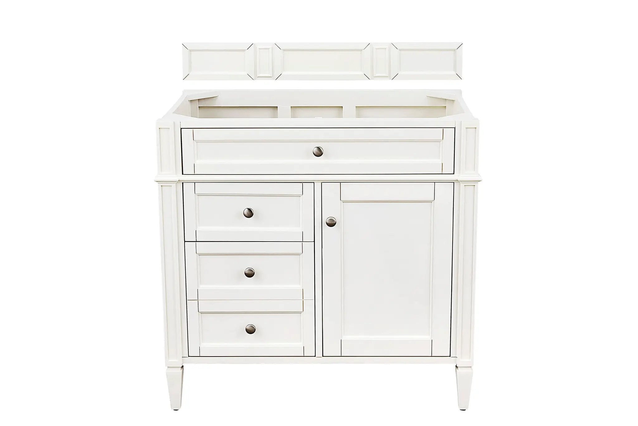 bright white vanity