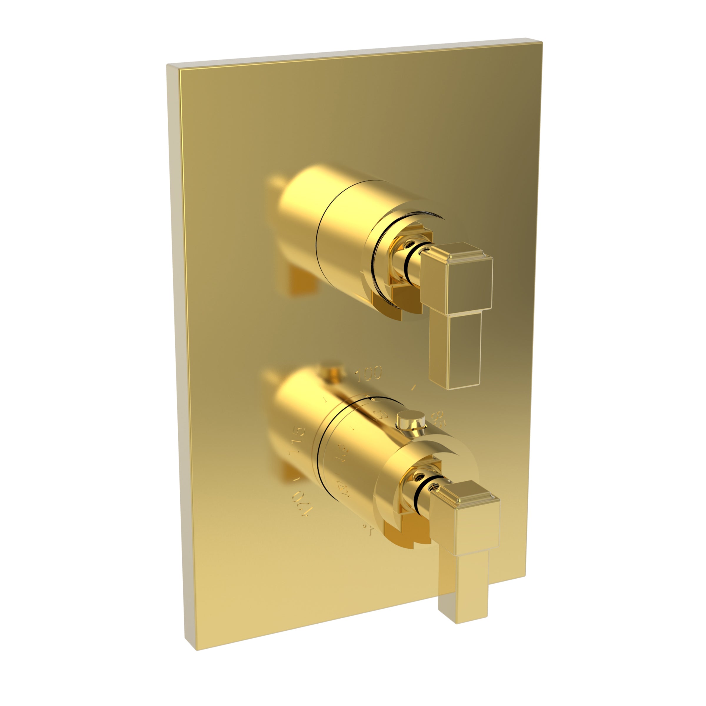 Newport Brass Malvina 1/2" Square Thermostatic Trim Plate with Handle