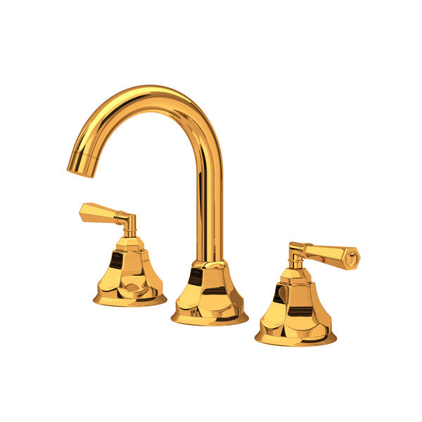 Rohl Palladian Widespread Lavatory Faucet with C-Spout
