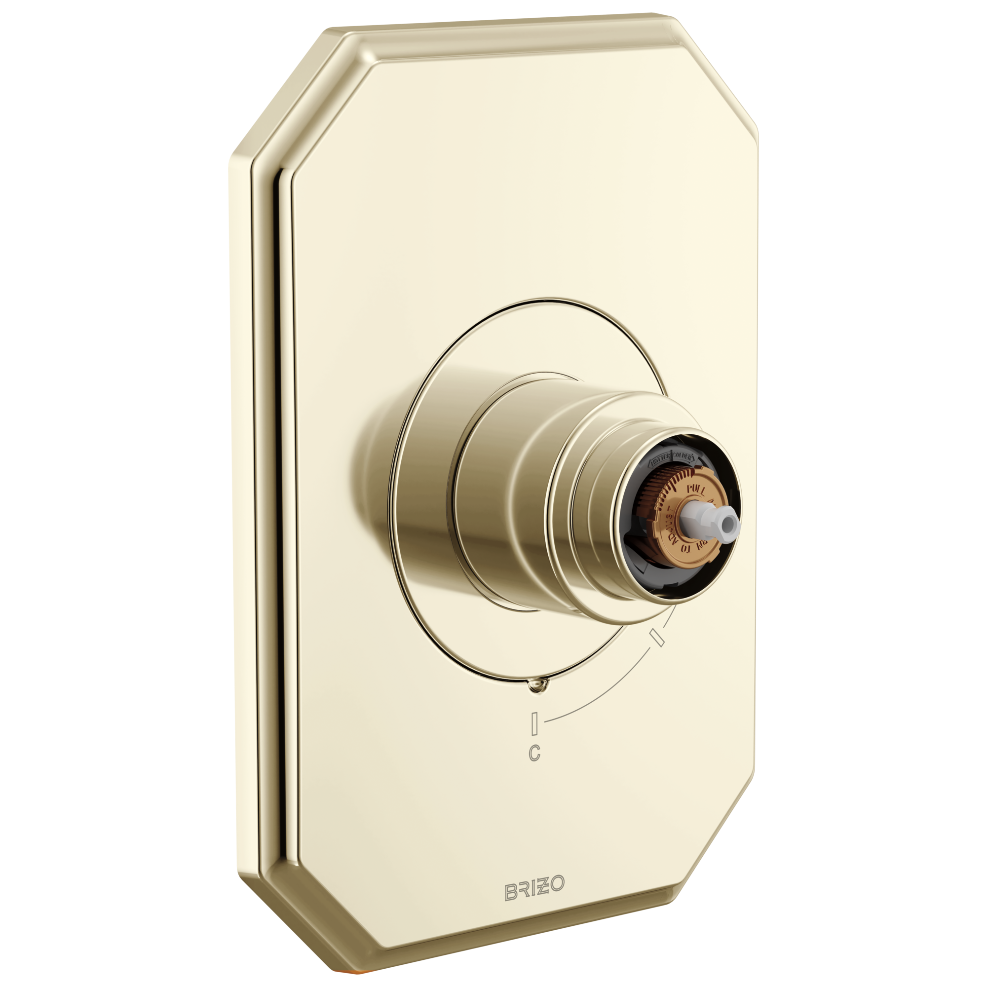 Brizo Beauclere Pressure Balance Valve Only Trim - Less Handle by Brizo