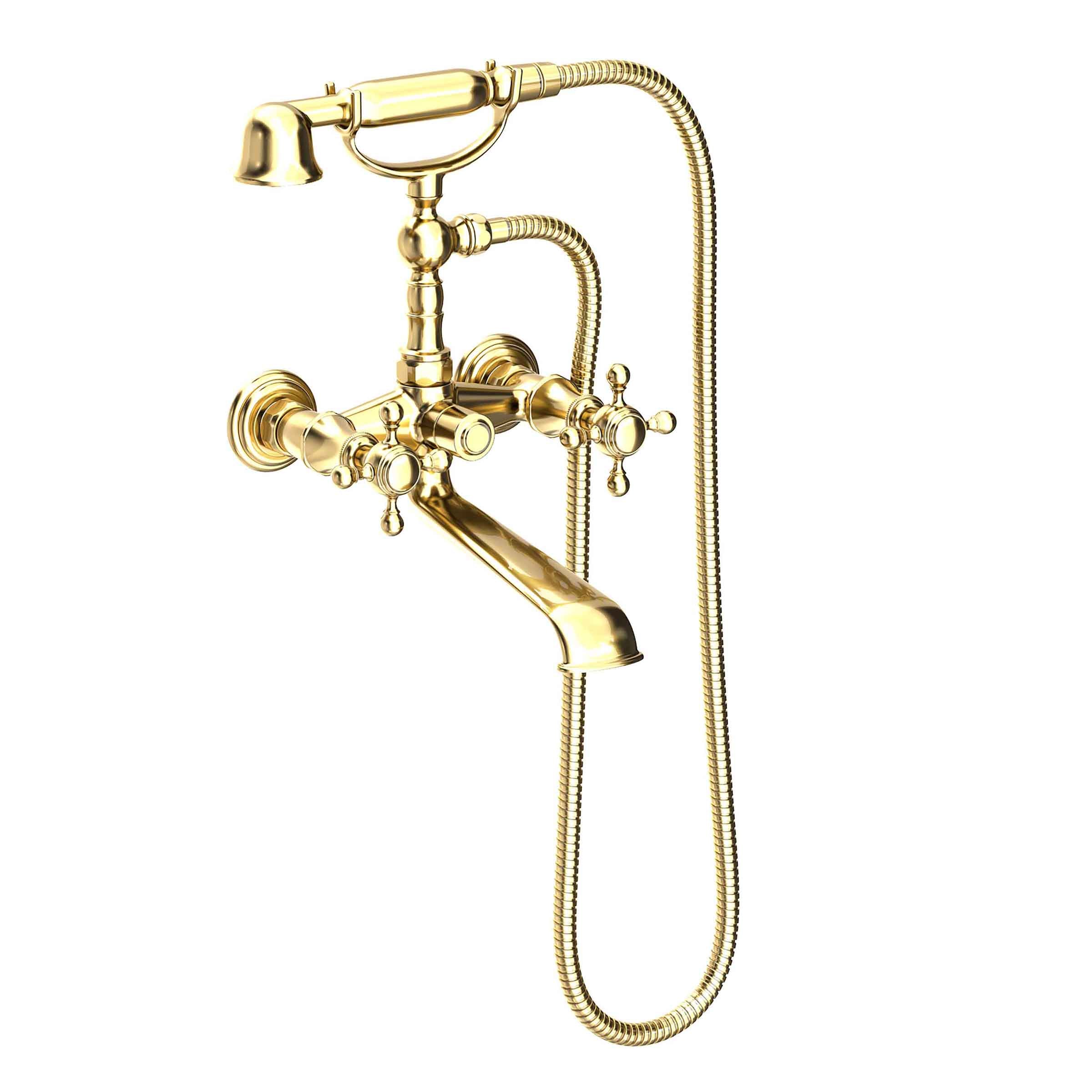 Newport Brass Victoria Exposed Tub & Hand Shower Set - Wall Mount