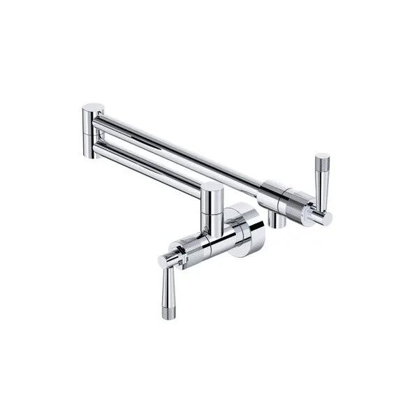 polished chrome pot filler