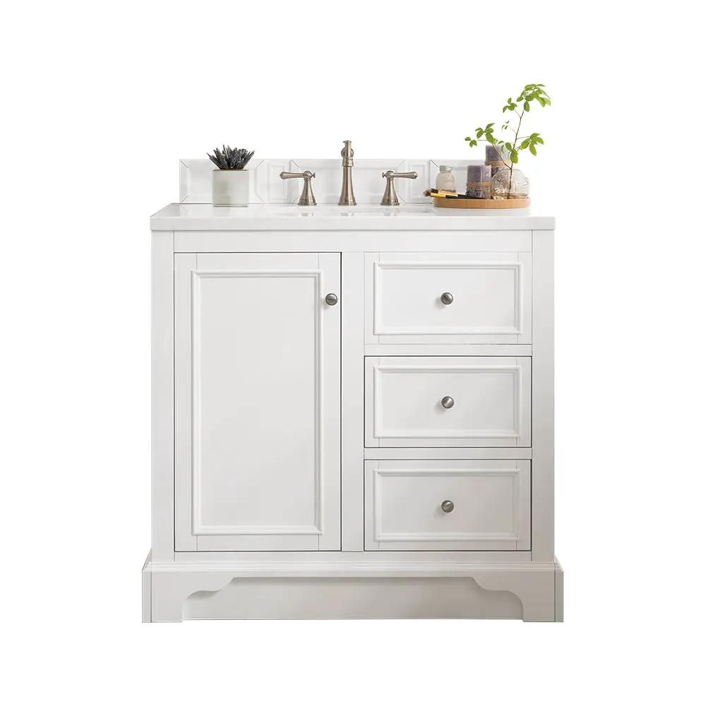 James Martin De Soto 36" Single Vanity Set - Bright White by James Martin Vanities