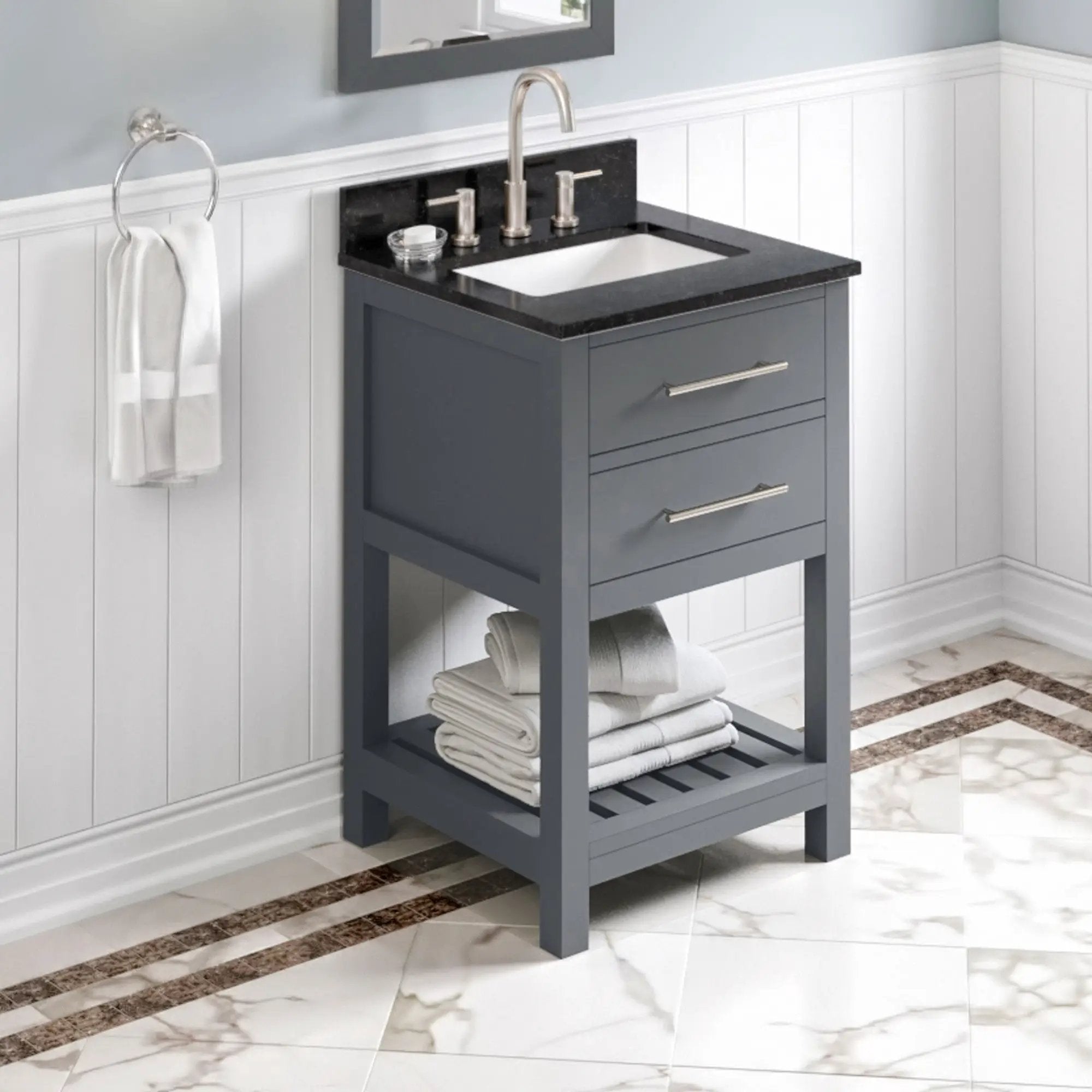Jeffrey Alexander 24" Wavecrest Vanity Set by Jeffrey Alexander