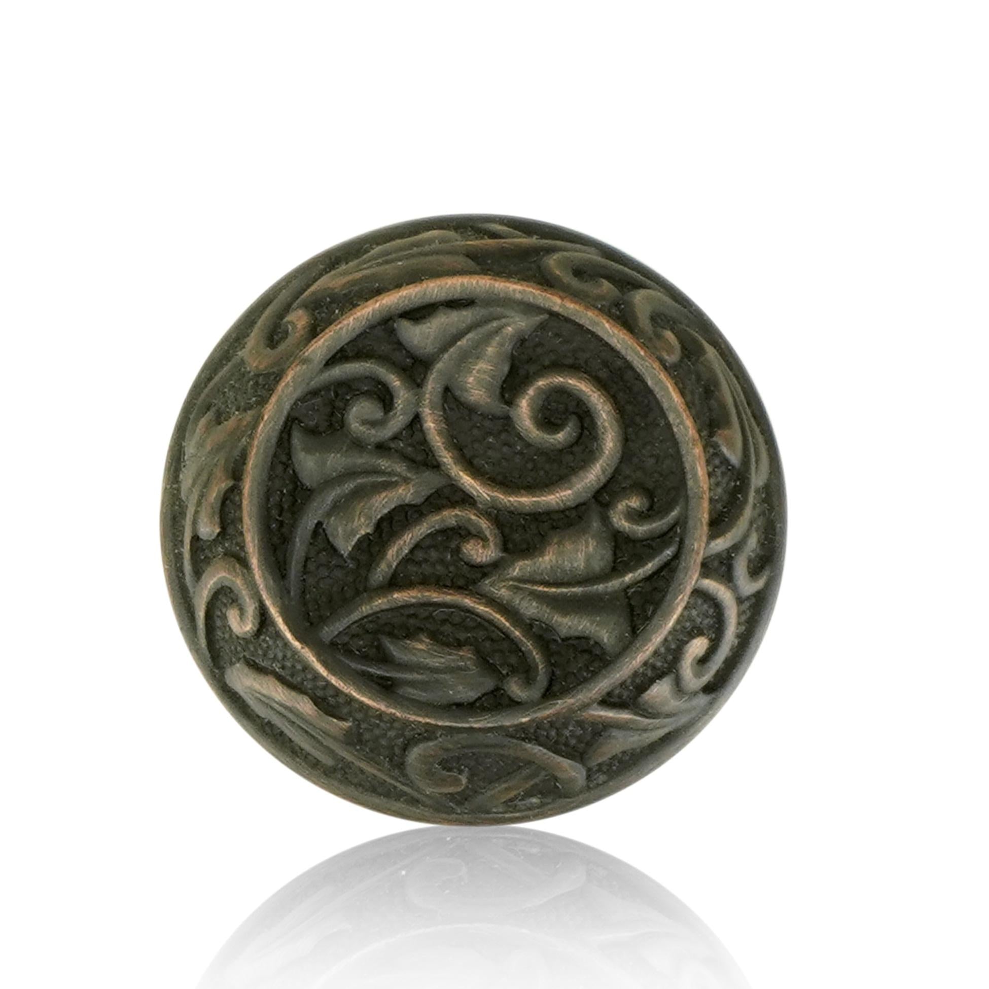 oiled bronze knob