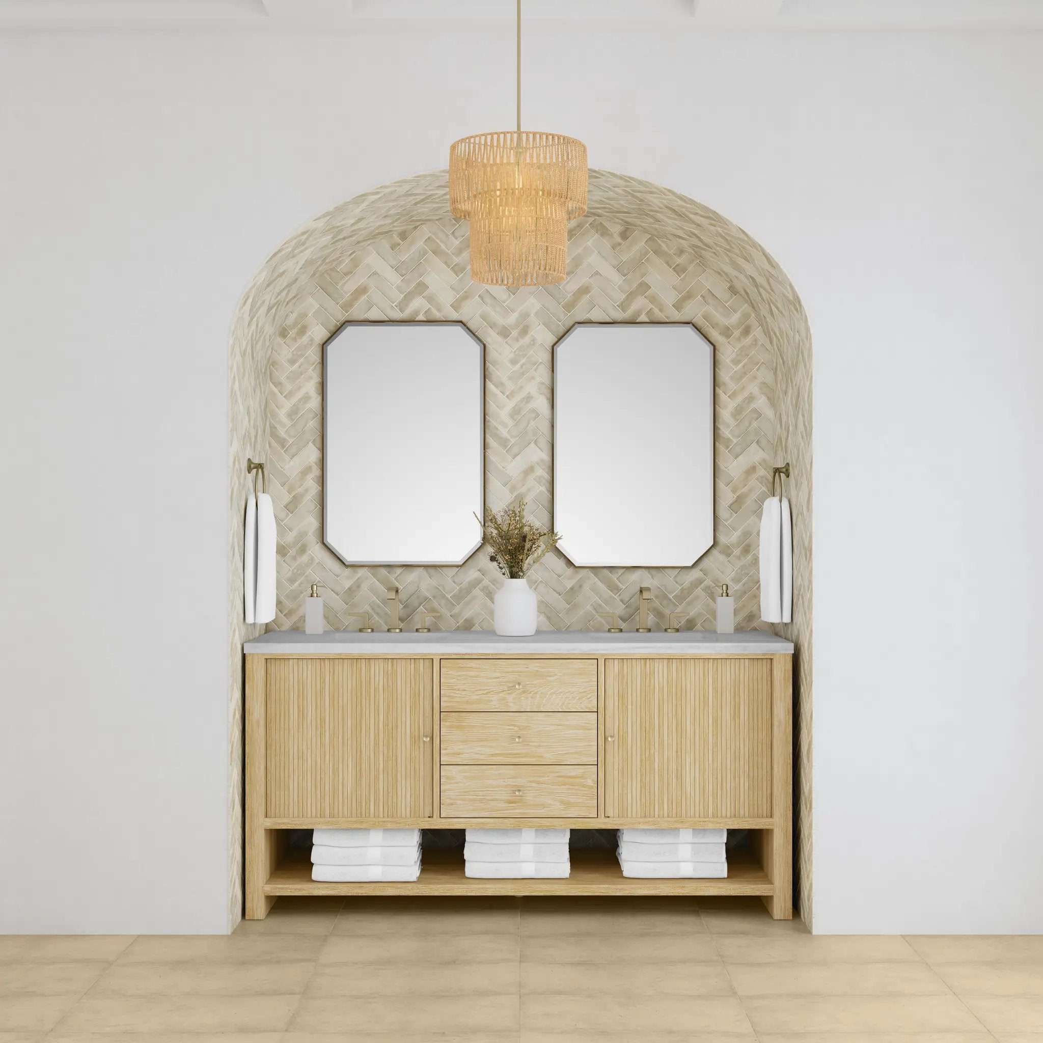 sunwashed oak vanity