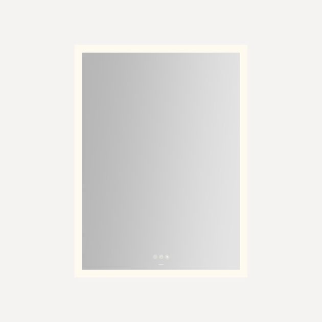 Robern Instinct Rectangle Lighted Mirror with Perimeter Light Pattern