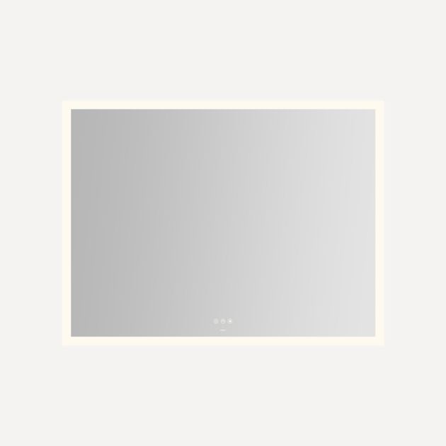 Robern Instinct Rectangle Lighted Mirror with Perimeter Light Pattern