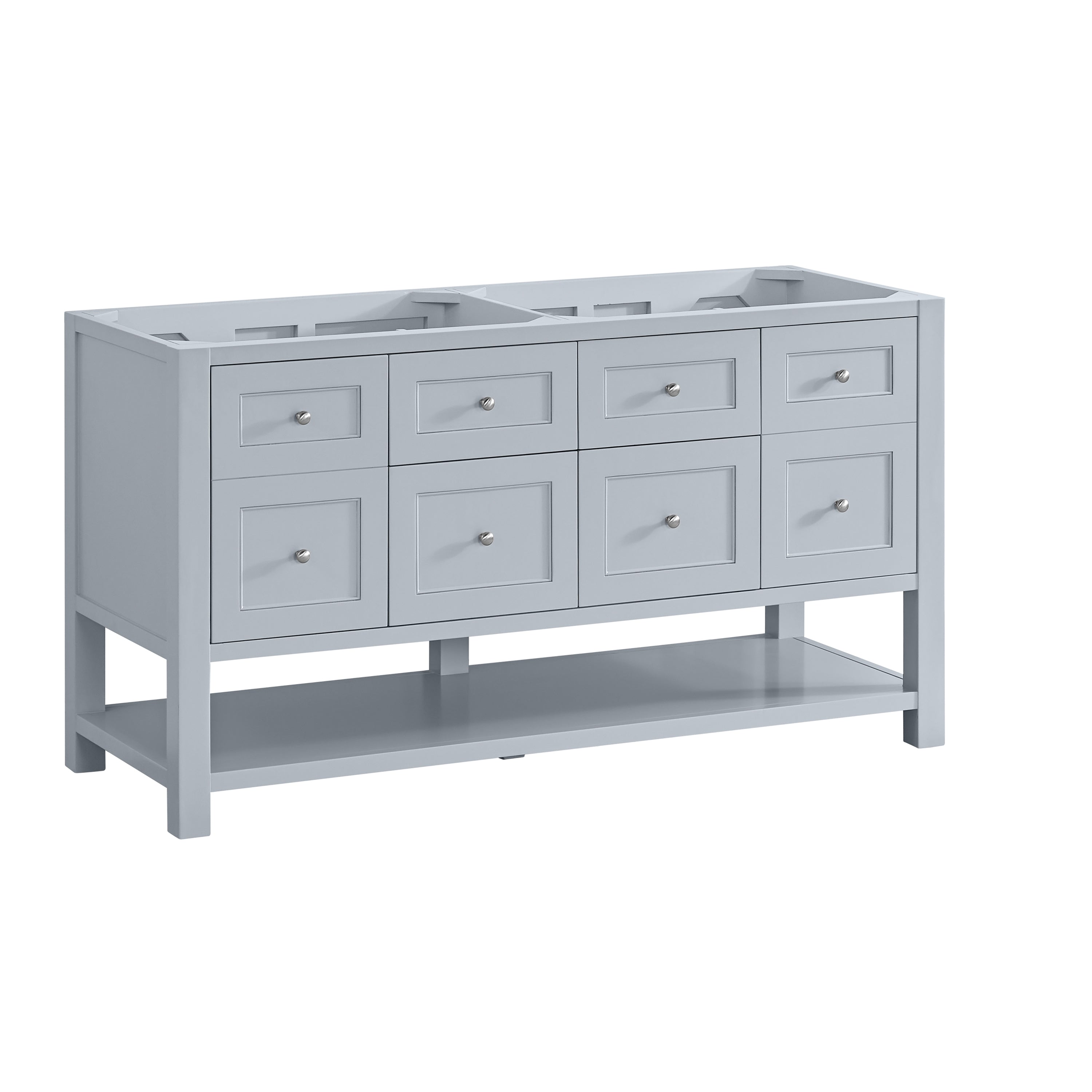 James Martin Vanities Breckenridge 60" Double Vanity - Serenity Blue