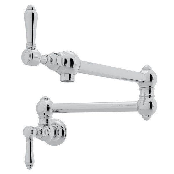 polished chrome pot filler