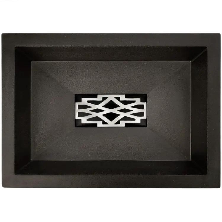 satin stainless steel grate