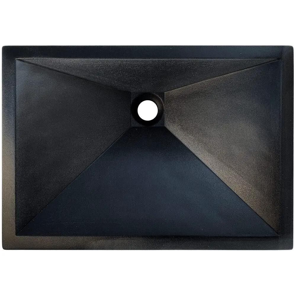Linkasink Rider Concrete Rectangle Sloped Vessel or Undermount Sink 20" by Linkasink