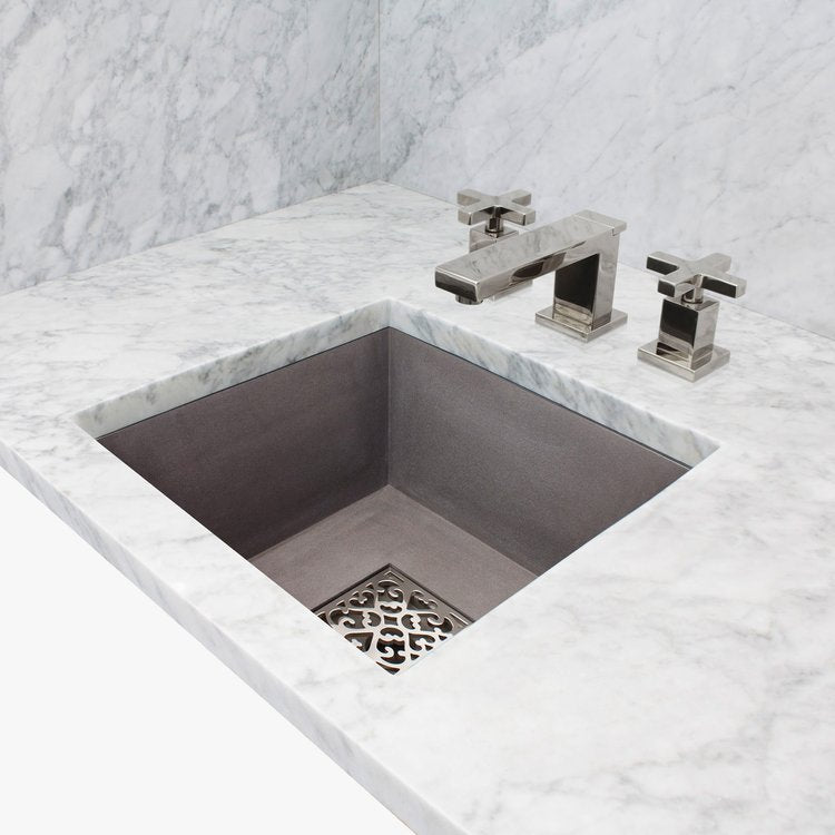 grey sink