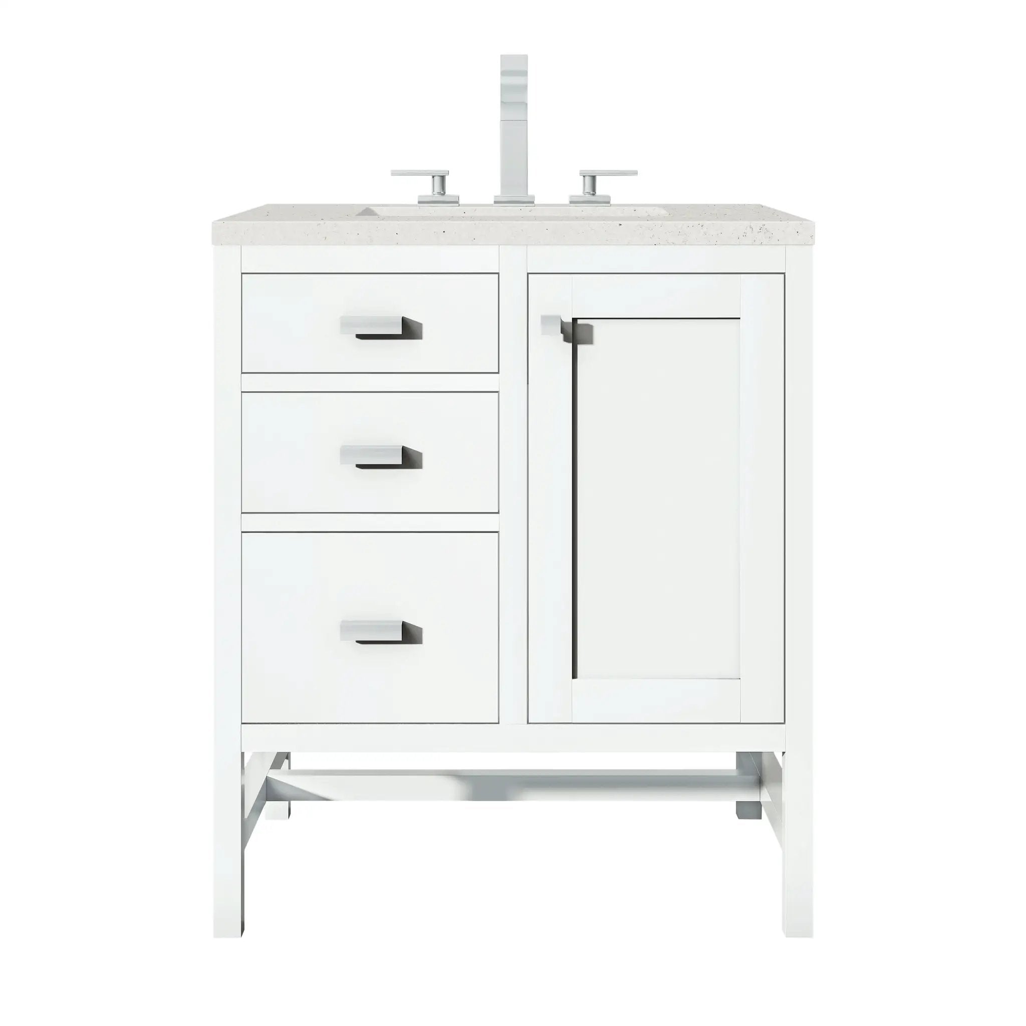 James Martin Addison 30" Single Vanity Set - Glossy White by James Martin Vanities