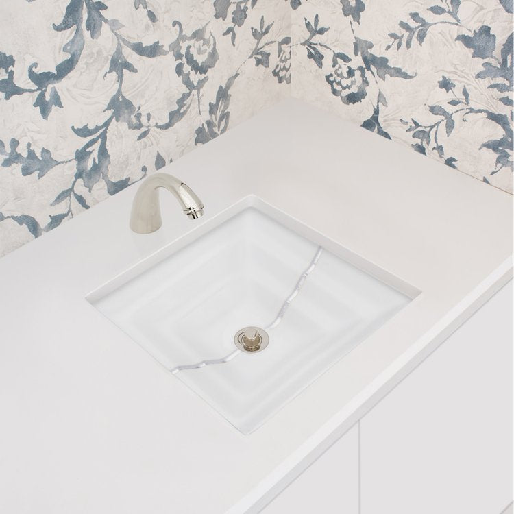 white glass with silver accent sink
