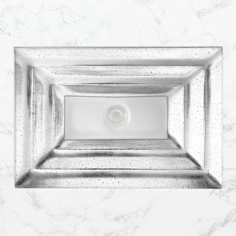 Linkasink Window Eglomise Artisan Glass Undermount Sink