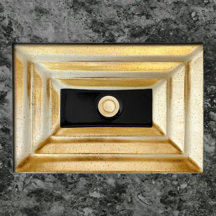 Linkasink Window Eglomise Artisan Glass Undermount Sink by Linkasink