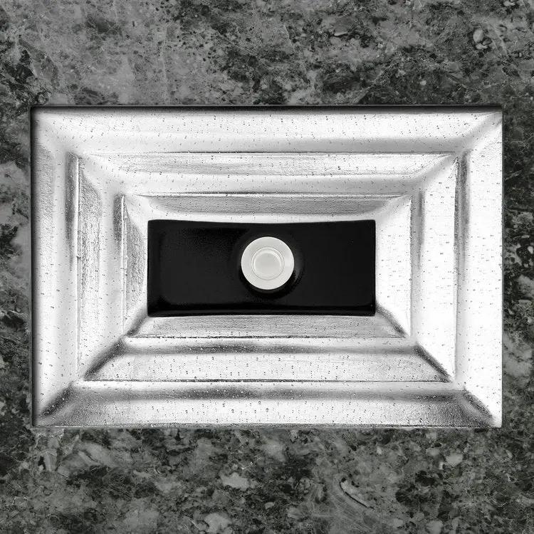 Linkasink Window Eglomise Artisan Glass Undermount Sink by Linkasink