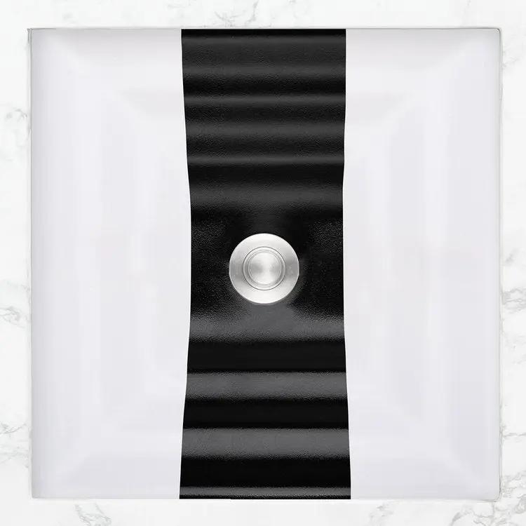 Linkasink Ribbon Artisan Glass Undermount Sink by Linkasink