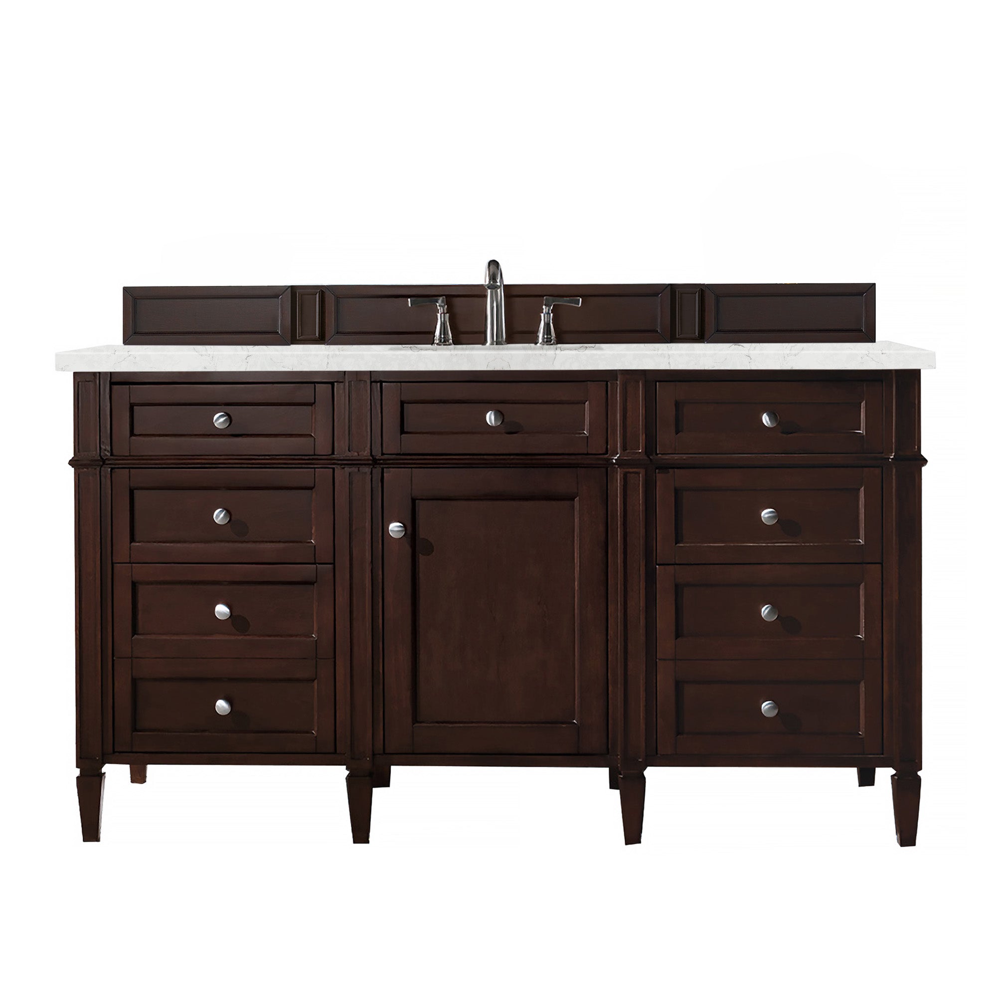 James Martin Brittany 60" Single Vanity Set - Burnished Mahogany by James Martin Vanities