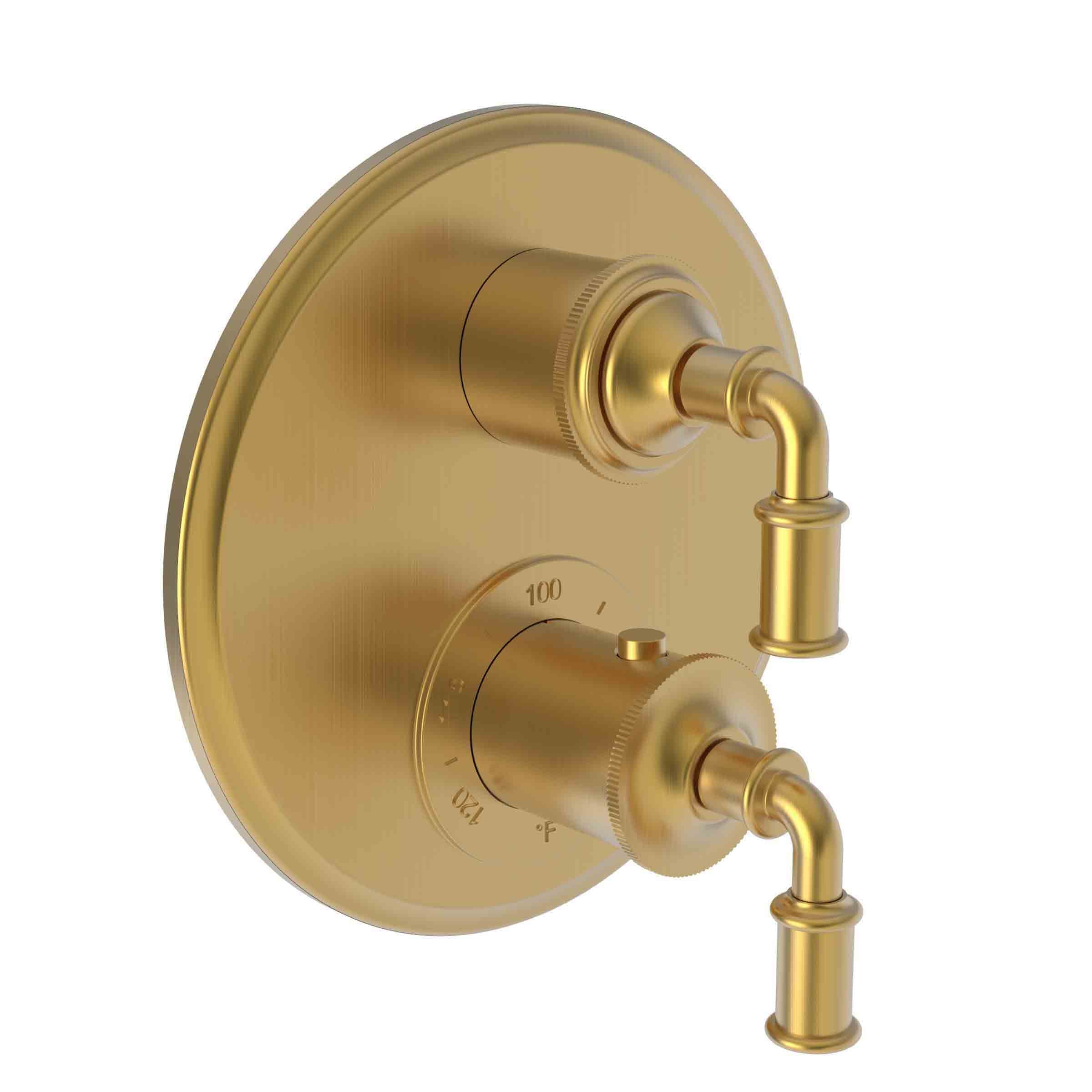 Newport Brass Taft 1/2" Round Thermostatic Trim Plate with Handle