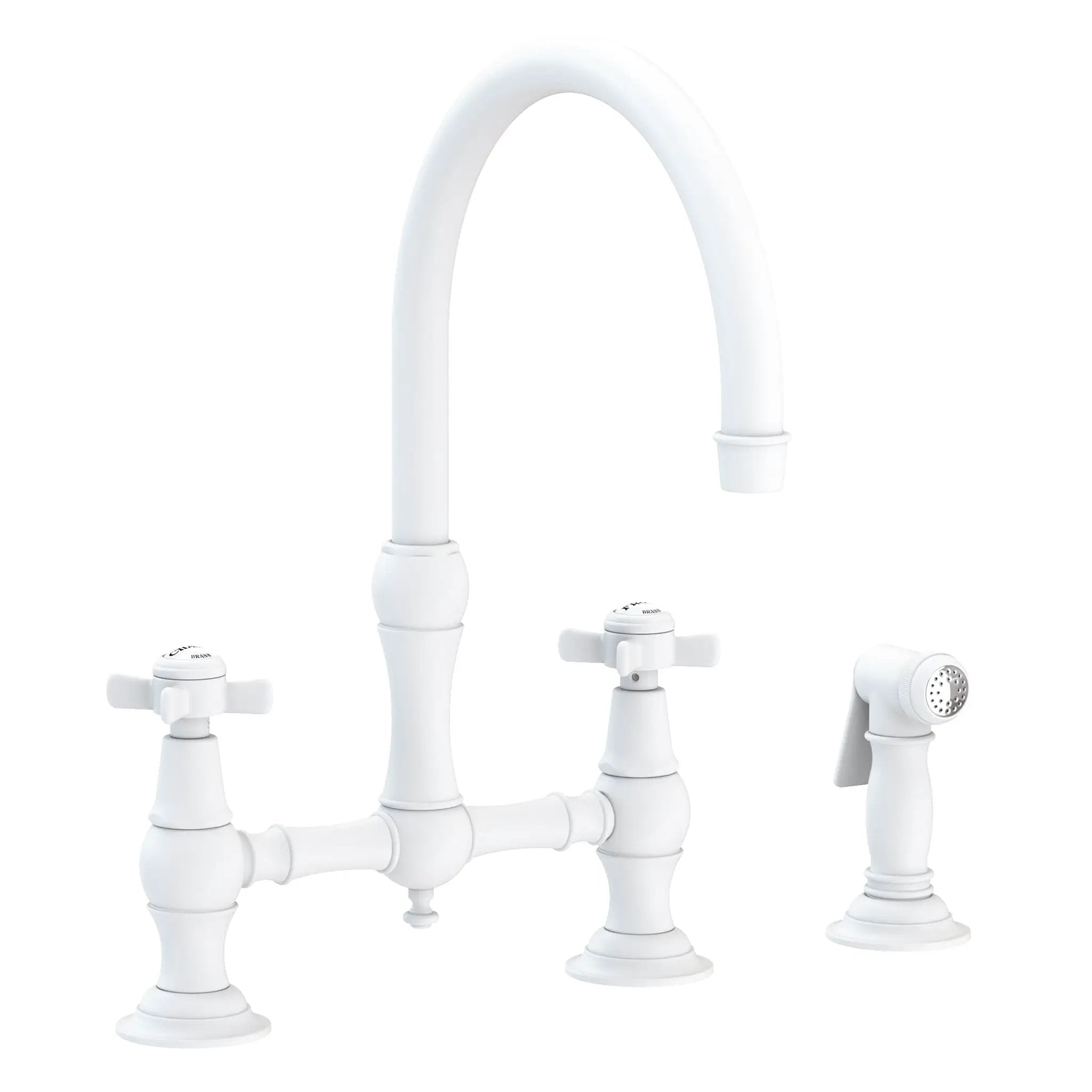 Newport Brass Fairfield Kitchen Bridge Faucet with Side Spray by Newport Brass