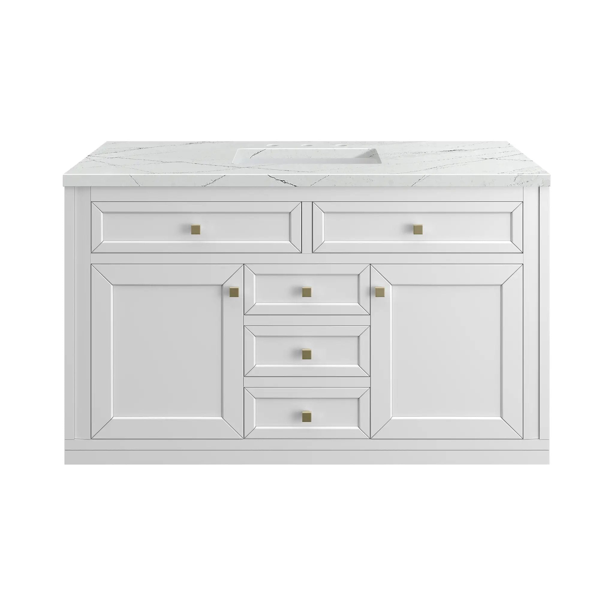 James Martin Chicago 48" Single Vanity Set - Glossy White by James Martin Vanities