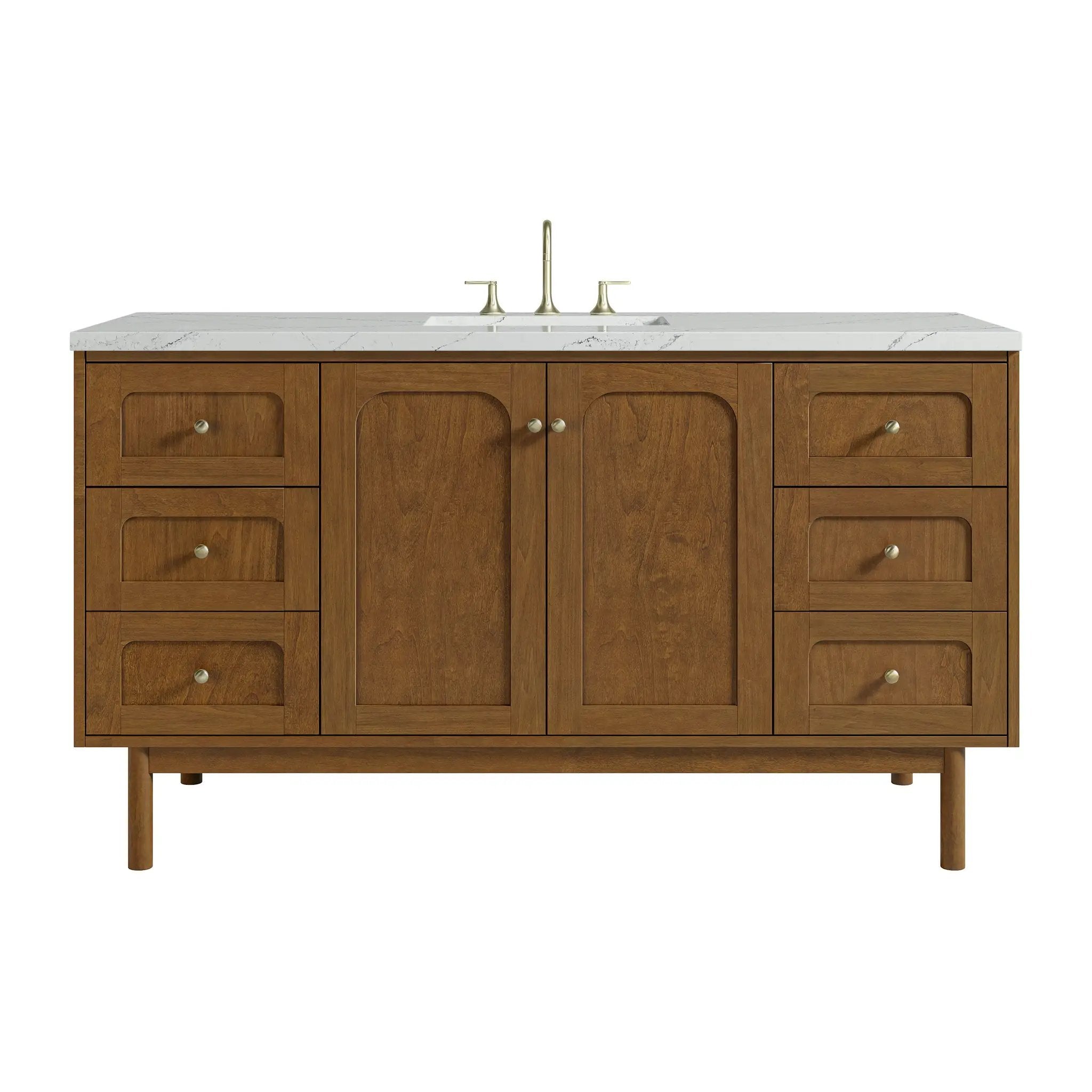 James Martin Laurent 60" Single Vanity Set - Honey Oak by James Martin Vanities