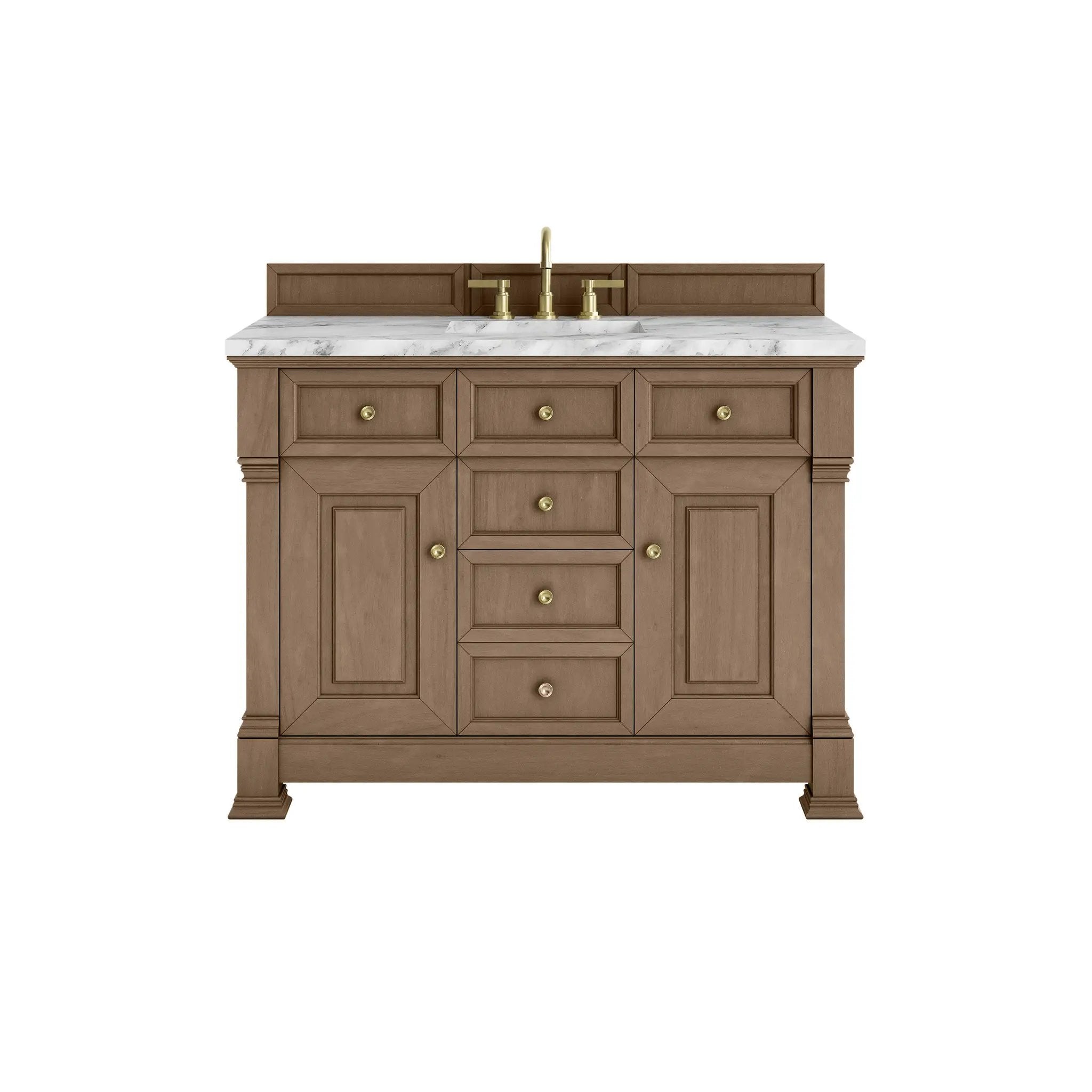 James Martin Brookfield 48" Single Vanity Set - Pecan by James Martin Vanities
