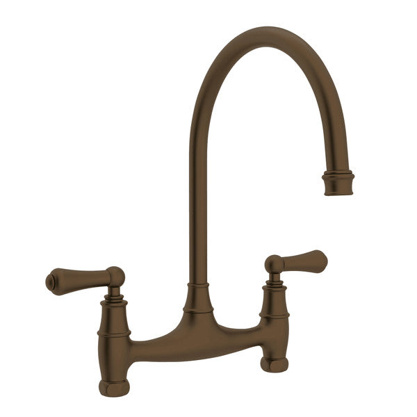 Rohl Georgian Era Bridge Kitchen Faucet without Unions