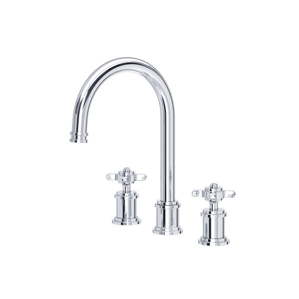polished chrome bathroom faucet