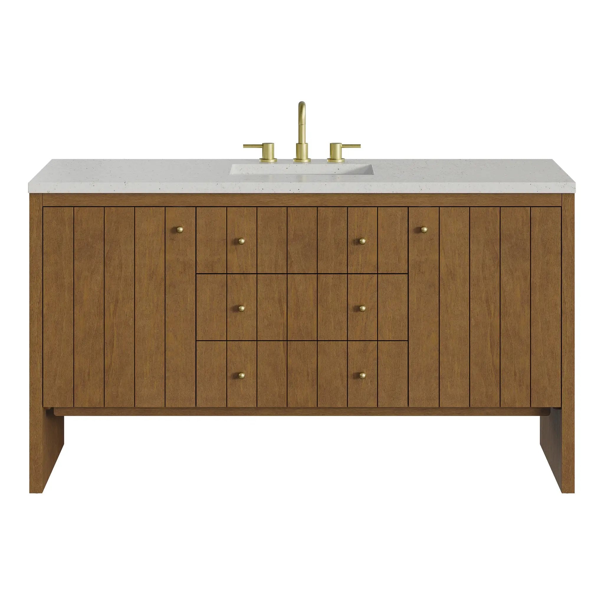 James Martin Hudson 60" Single Vanity Set - Honey Oak by James Martin Vanities
