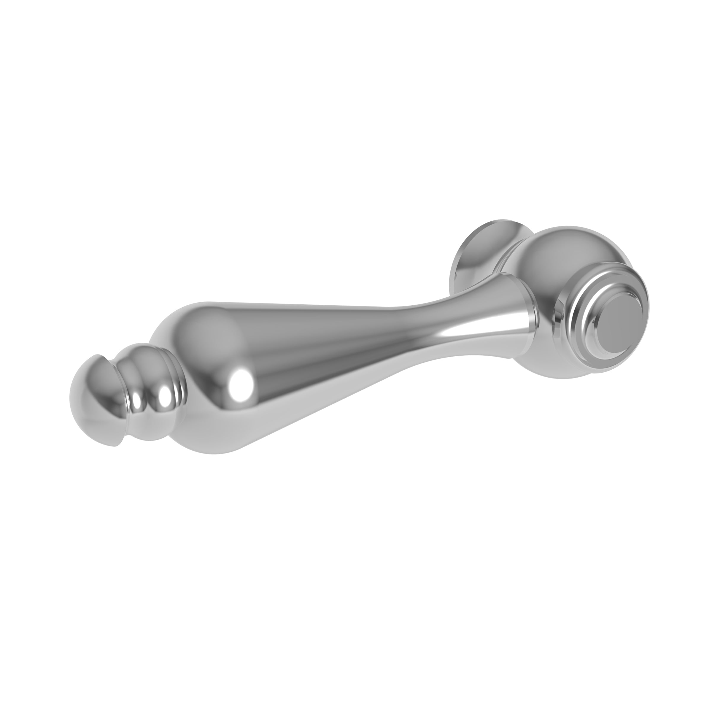 polished chrome faucet handle