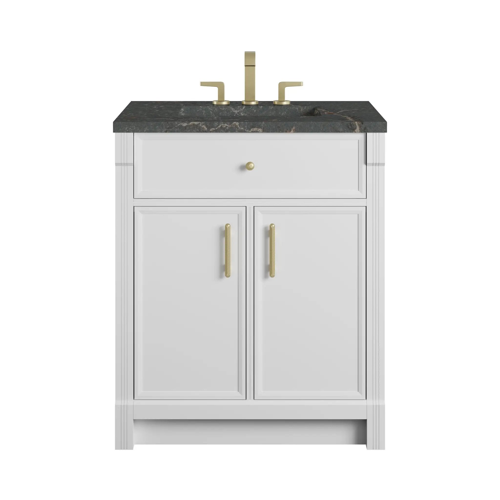 James Martin Bellshire 30" Single Vanity Set - Bright White by James Martin Vanities