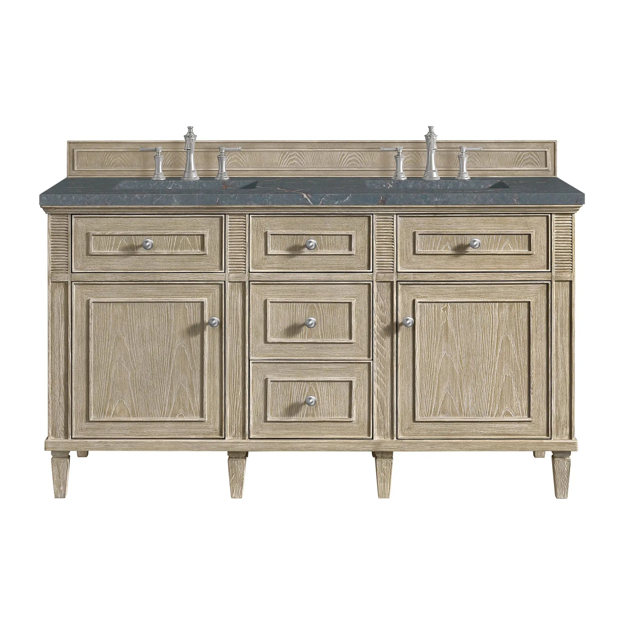 James Martin Lorelai 60" Double Vanity Set - Whitewashed Oak by James Martin Vanities