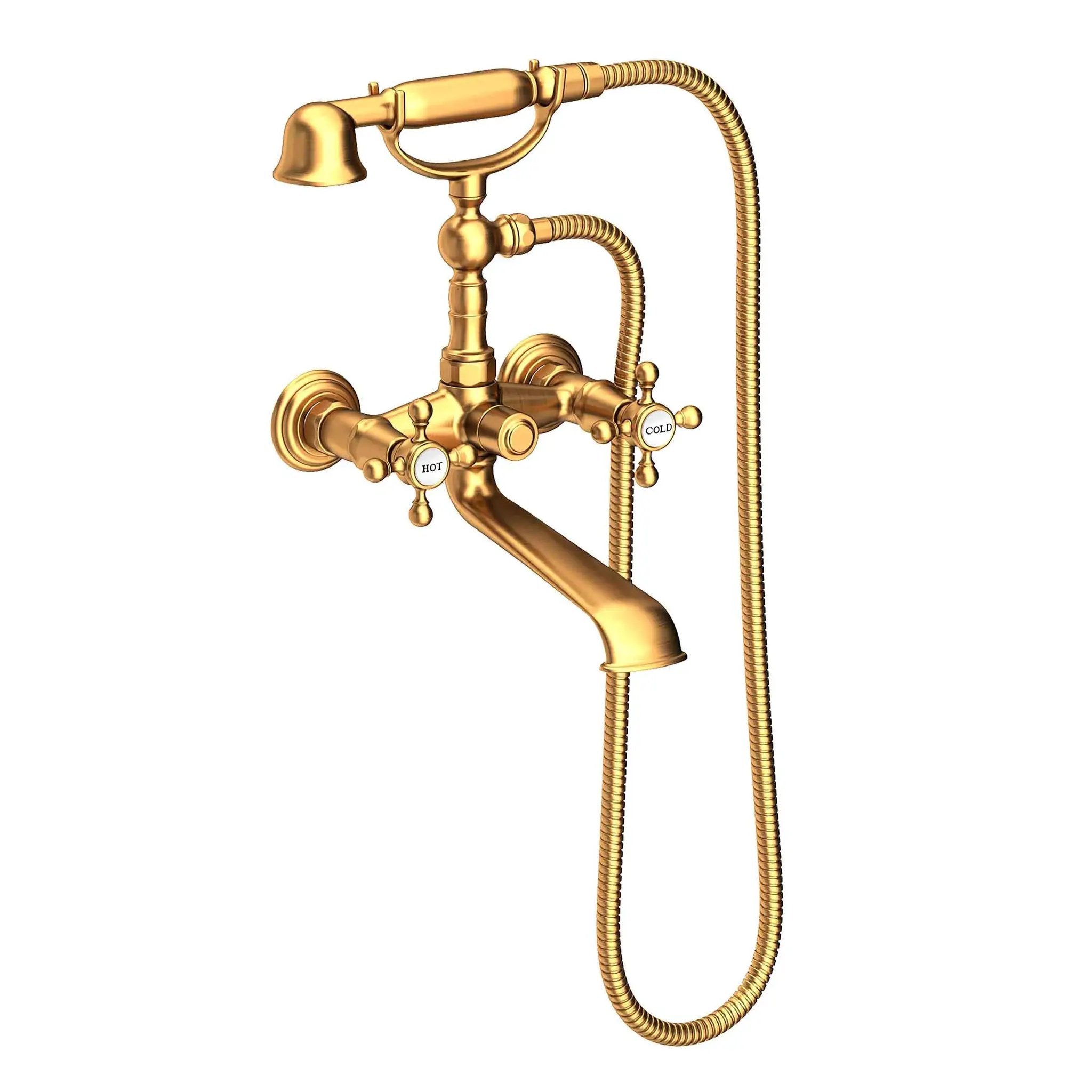 Newport Brass Chesterfield Exposed Tub & Hand Shower Set - Wall Mount by Newport Brass