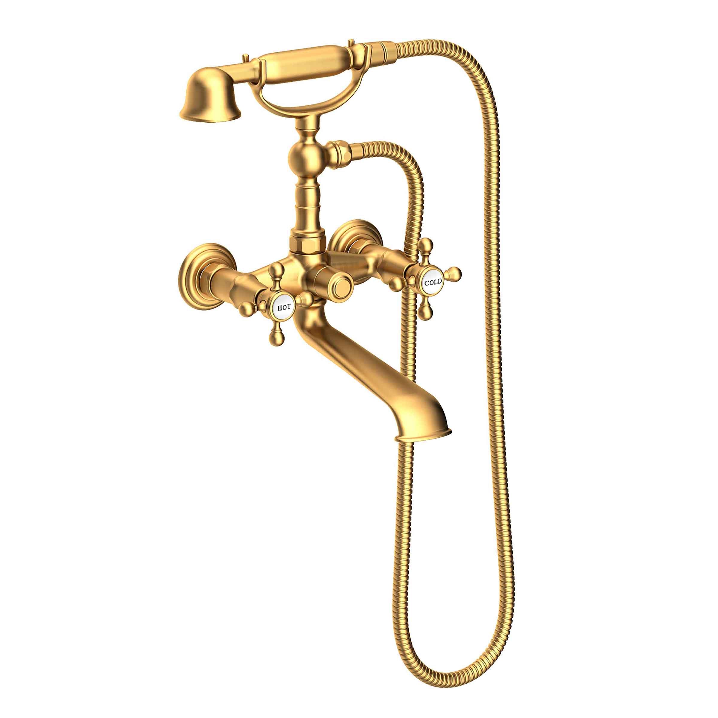 Newport Brass Chesterfield Exposed Tub & Hand Shower Set - Wall Mount