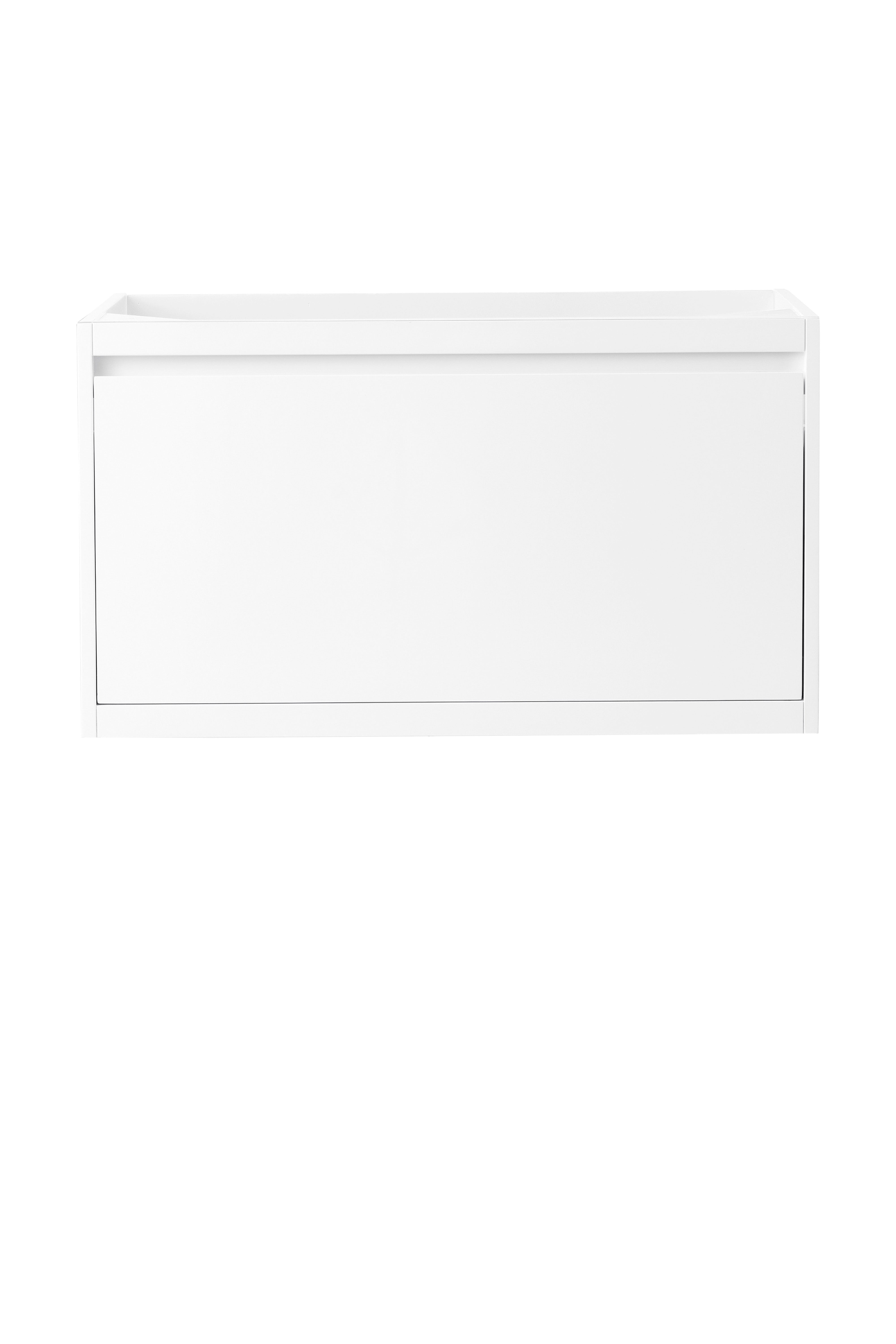 glossy white Vanity