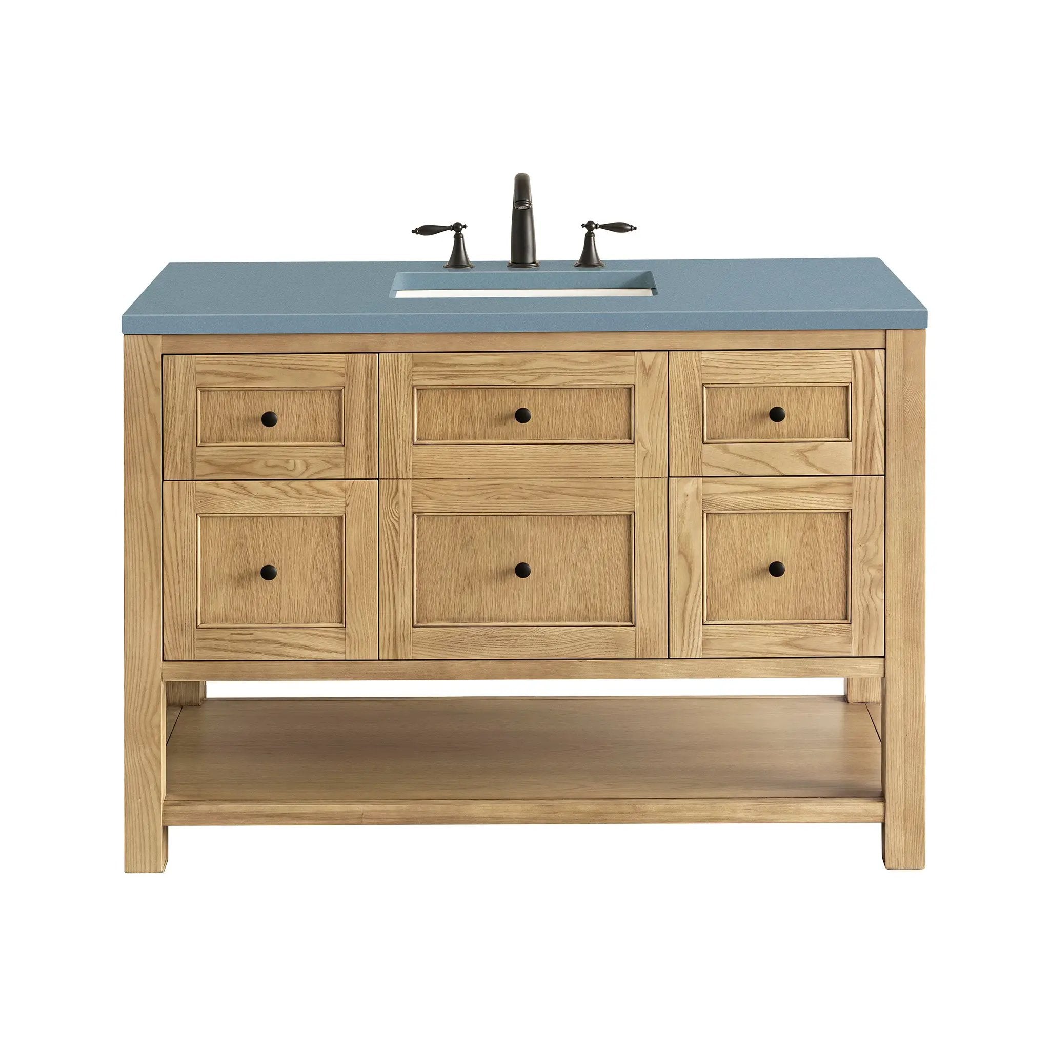 James Martin Breckenridge 48" Single Vanity Set - Light Natural Oak by James Martin Vanities