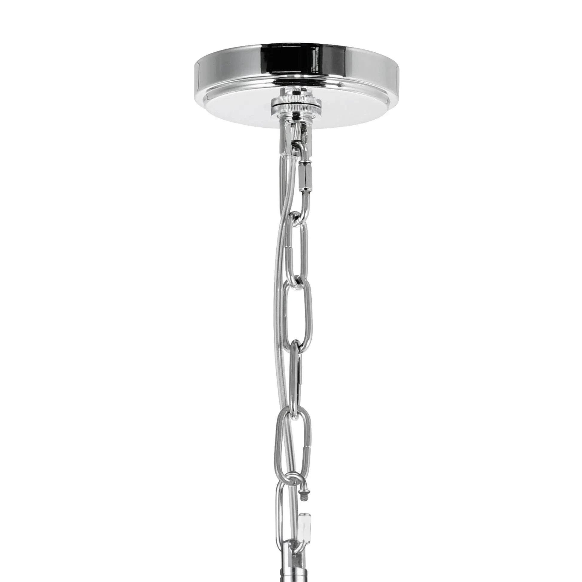 chrome chandelier