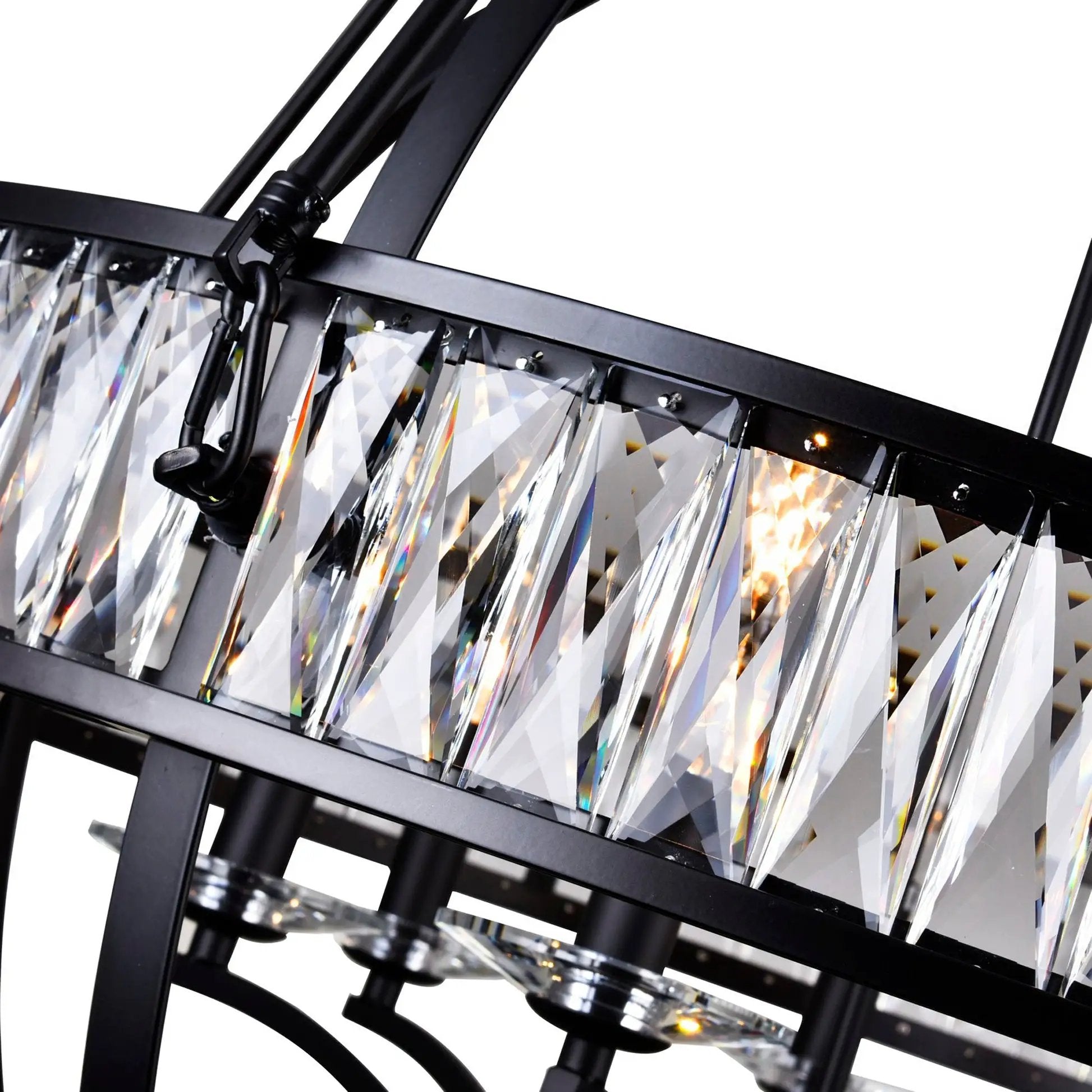 black chandelier