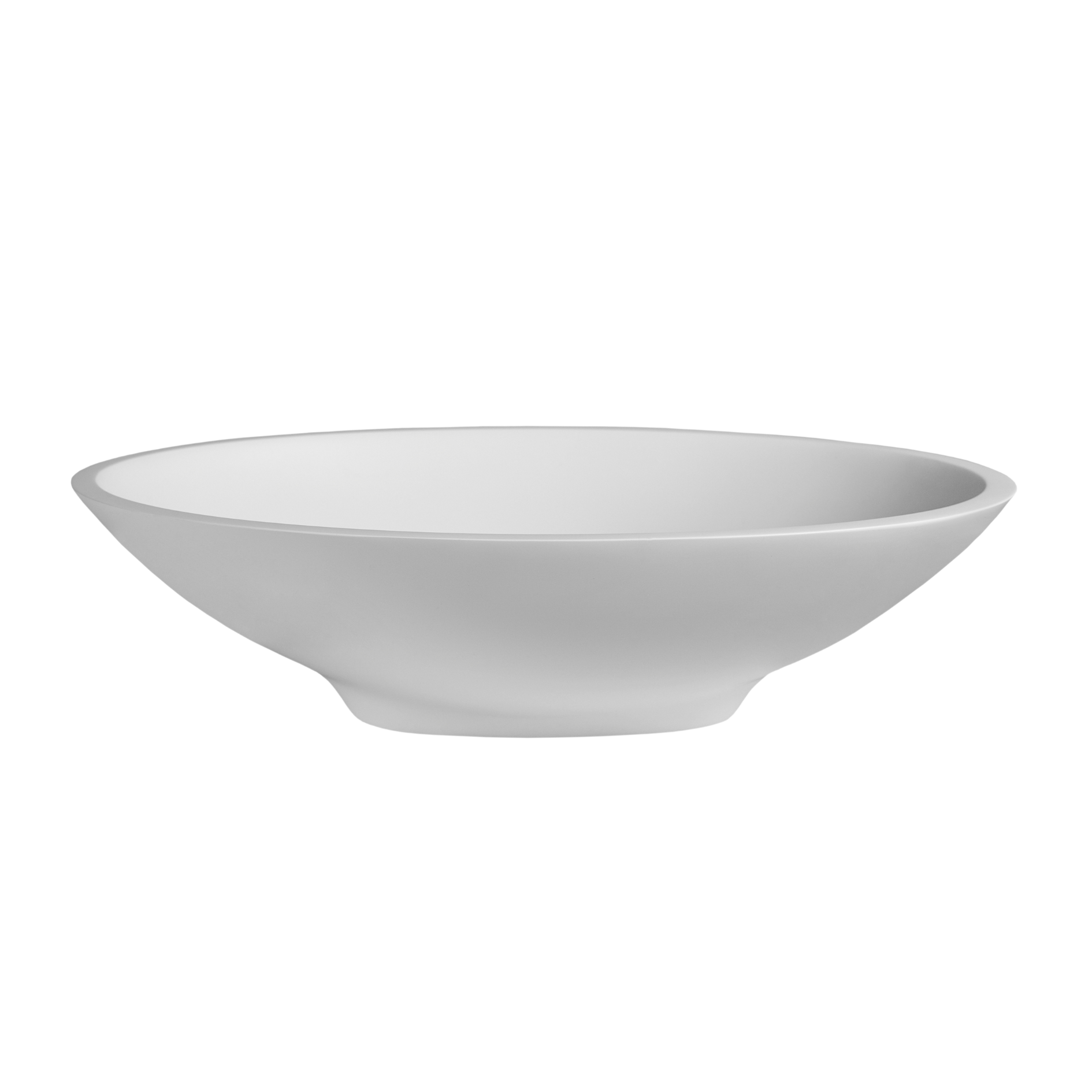 white vessel sink
