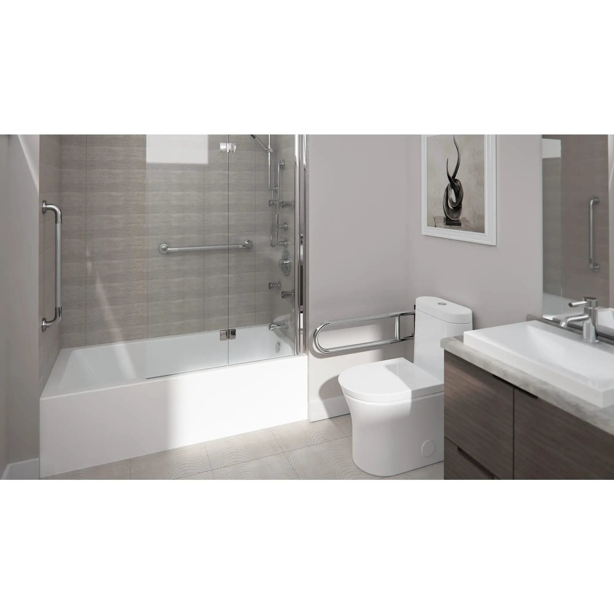 white bathtub