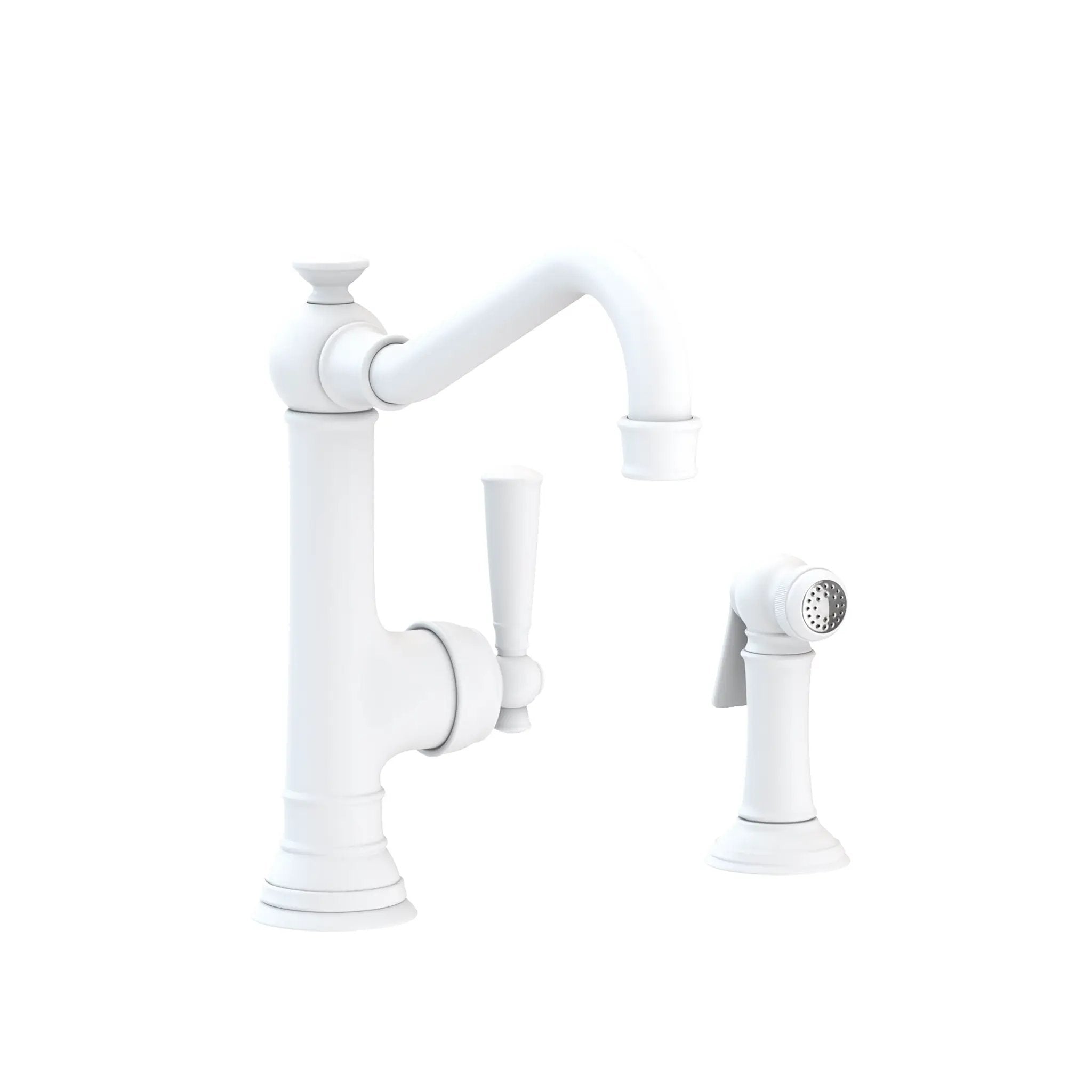 Newport Brass Jacobean Single Handle Kitchen Faucet with Side Spray by Newport Brass