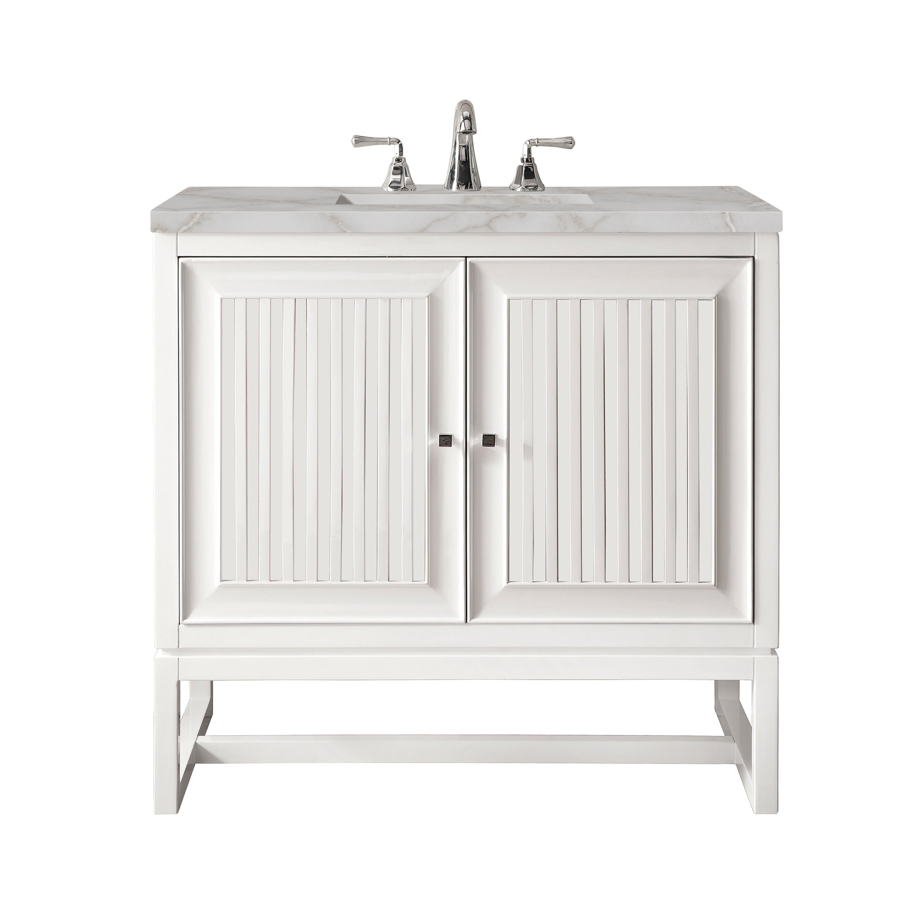 James Martin Vanities Athens 30" Single Vanity - Glossy White