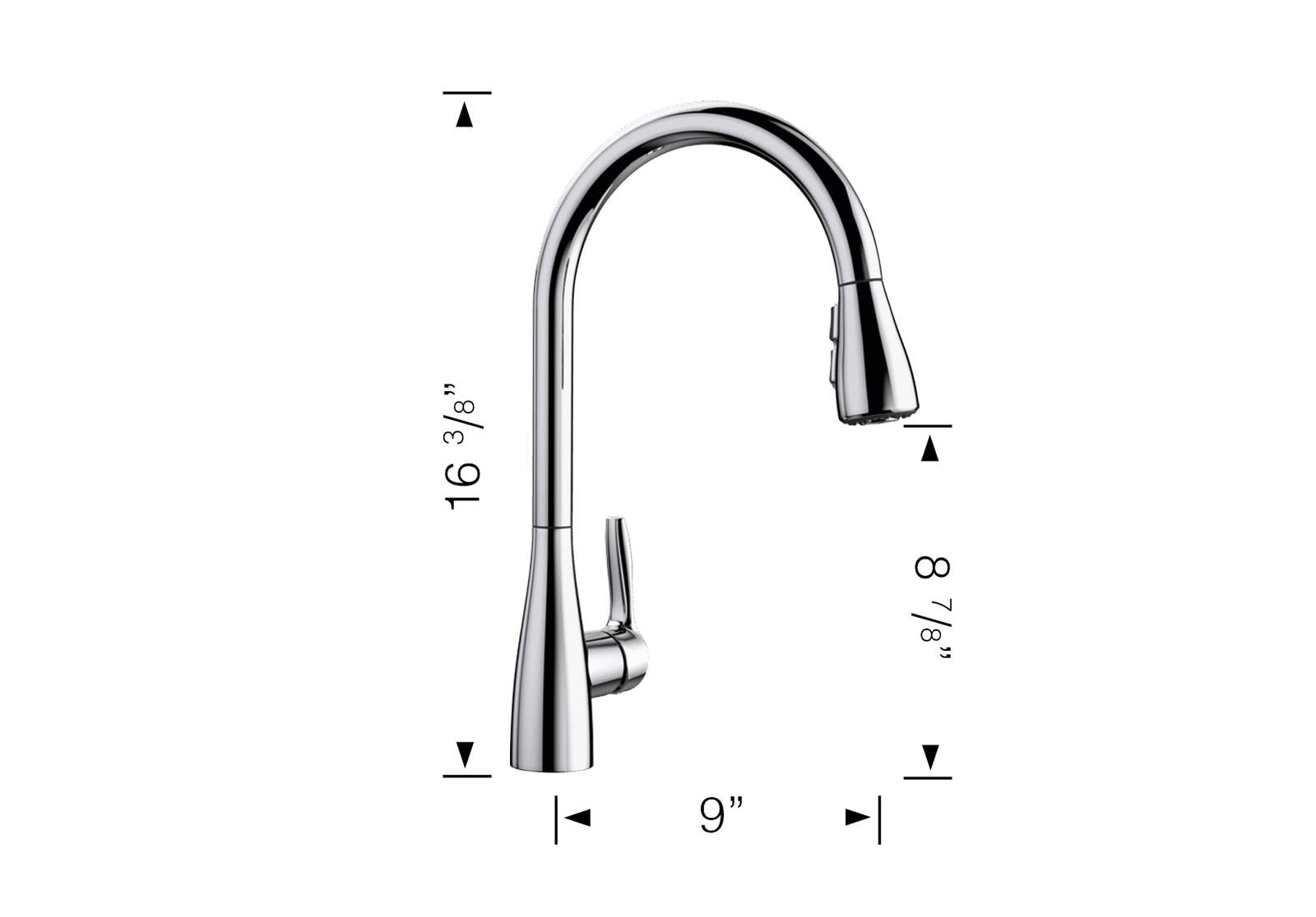 chrome faucet