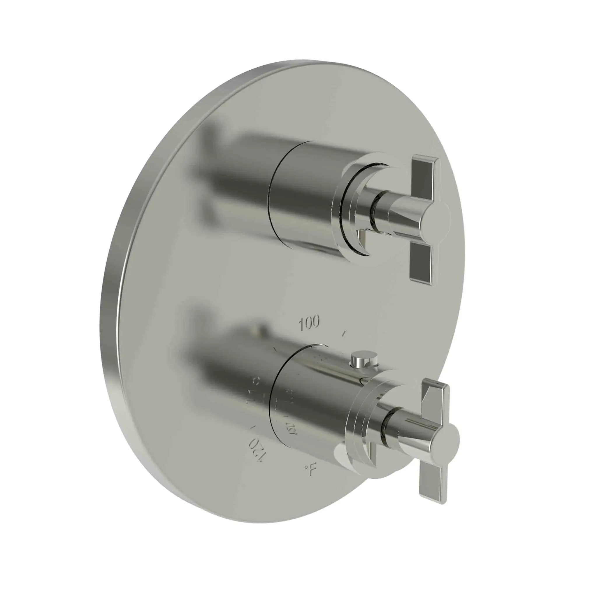 Newport Brass Tolmin 1/2" Round Thermostatic Trim Plate with Handle by Newport Brass