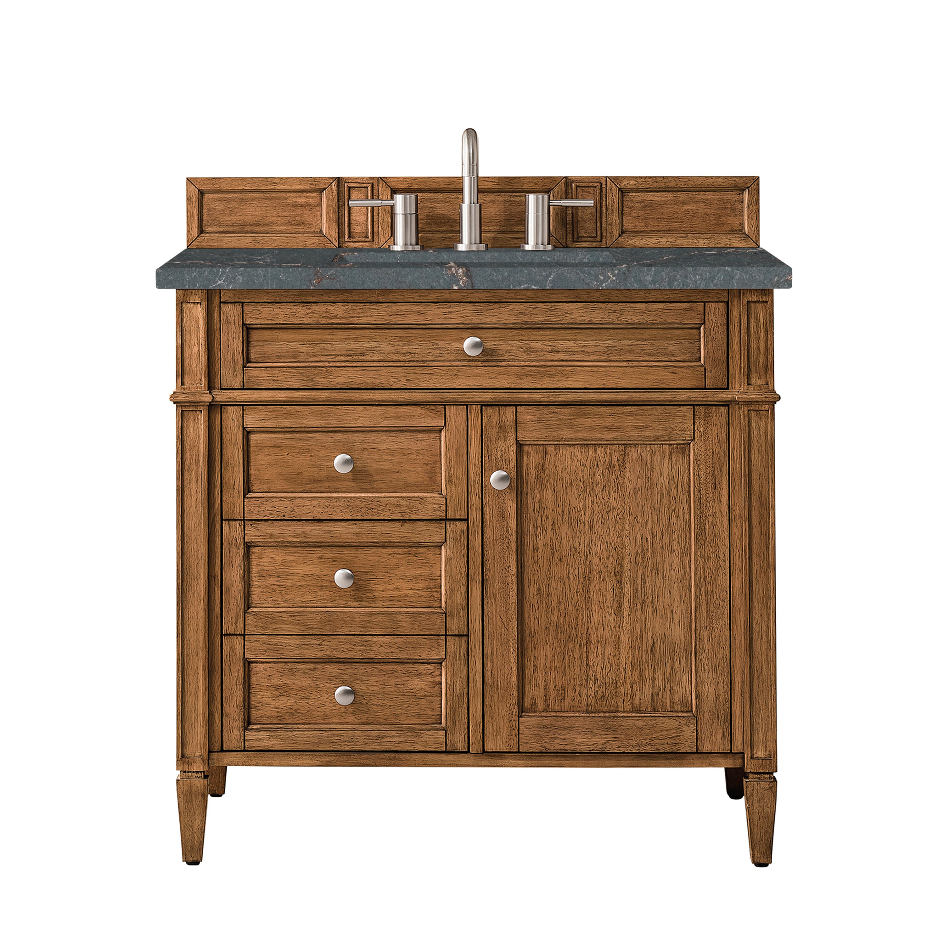 James Martin Vanities Brittany 36" Single Vanity - Saddle Brown